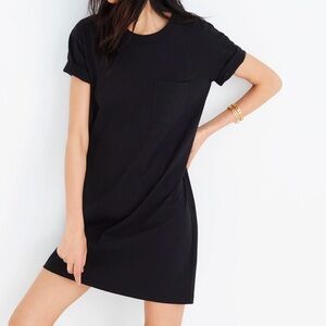 Madewell Black T-Shirt Dress